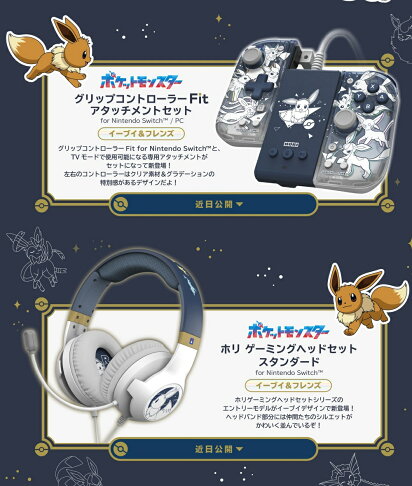 【御玩家】NS Switch HORI 原廠授權 全新 寶可夢 伊布家族 專用搖桿 周邊 主機包 耳機 現貨 3
