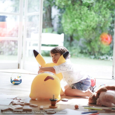 【御玩家】皮卡丘 充氣跳跳馬 日本進口 POKEMON AIR Pikachu 寶可夢 正版 跳跳馬 聖誕送禮 現貨 5