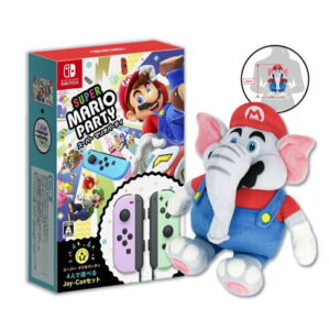 【御玩家】NS Switch 超級瑪利歐派對 Joy-Con 手把 粉紫粉綠 同捆包 多人同樂 日版公司貨 支援中文 現貨 1