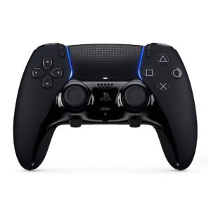 PS5 DualSense Edge 無線控制器，Sony 官方高階手把，支援可更換搖桿、背鍵設定、按鍵映射與觸發鍵調整，適用於 PS5 和 PC，提升競技遊戲操控體驗。