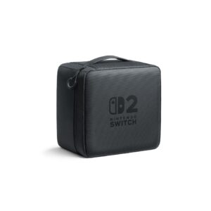 Nintendo Switch 2 全套收納包，防震大容量設計，可完整收納主機、Joy-Con、底座與配件，適合外出與旅行使用。
