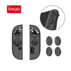 【NS周邊】《派鯊魚》Switch 2 Joy-Con 矽膠搖桿套（黑）