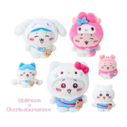 Chiikawa 吉伊卡哇 ✕ Sanrio 三麗鷗聯名 絨毛吊飾娃娃|日本正版 現貨供應