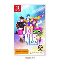 【NS】Just Dance 2026 舞力全開 中文版 (盒裝序號版 非實體卡匣 ) 送運動手環