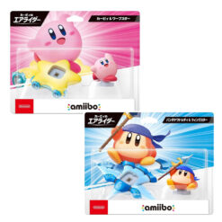 【NS amiibo】《卡比的馭天飛行者》amiibo卡比&傳送之星 / amiibo 頭巾瓦豆魯迪&羽翼之星