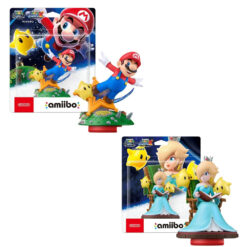 【amiibo】 超級瑪利歐系列 瑪利歐電影版《瑪利歐 & 奇可》《羅潔塔 & 奇可》款式二選一 4/2發售