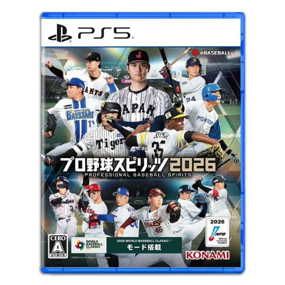 【PS5】《職棒野球魂 2026》中日英文版(預購特典 大谷翔平使用權)預購7/16發售