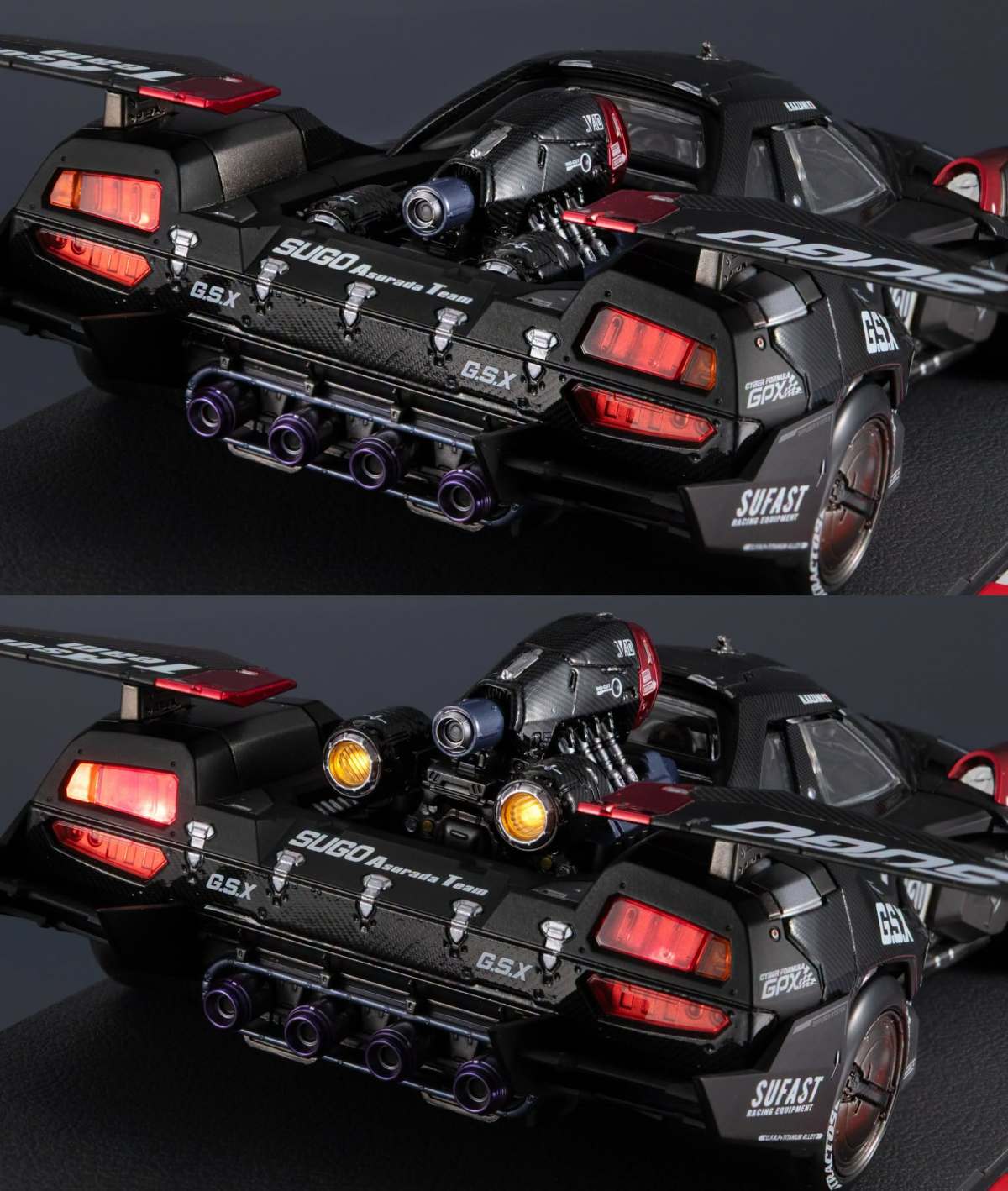 【模型】MH 代理版 threezero HI-SPEC 閃電霹靂車 阿斯拉 G.S.X 黑色特仕 特典版 預購27年第一季:圖片 5