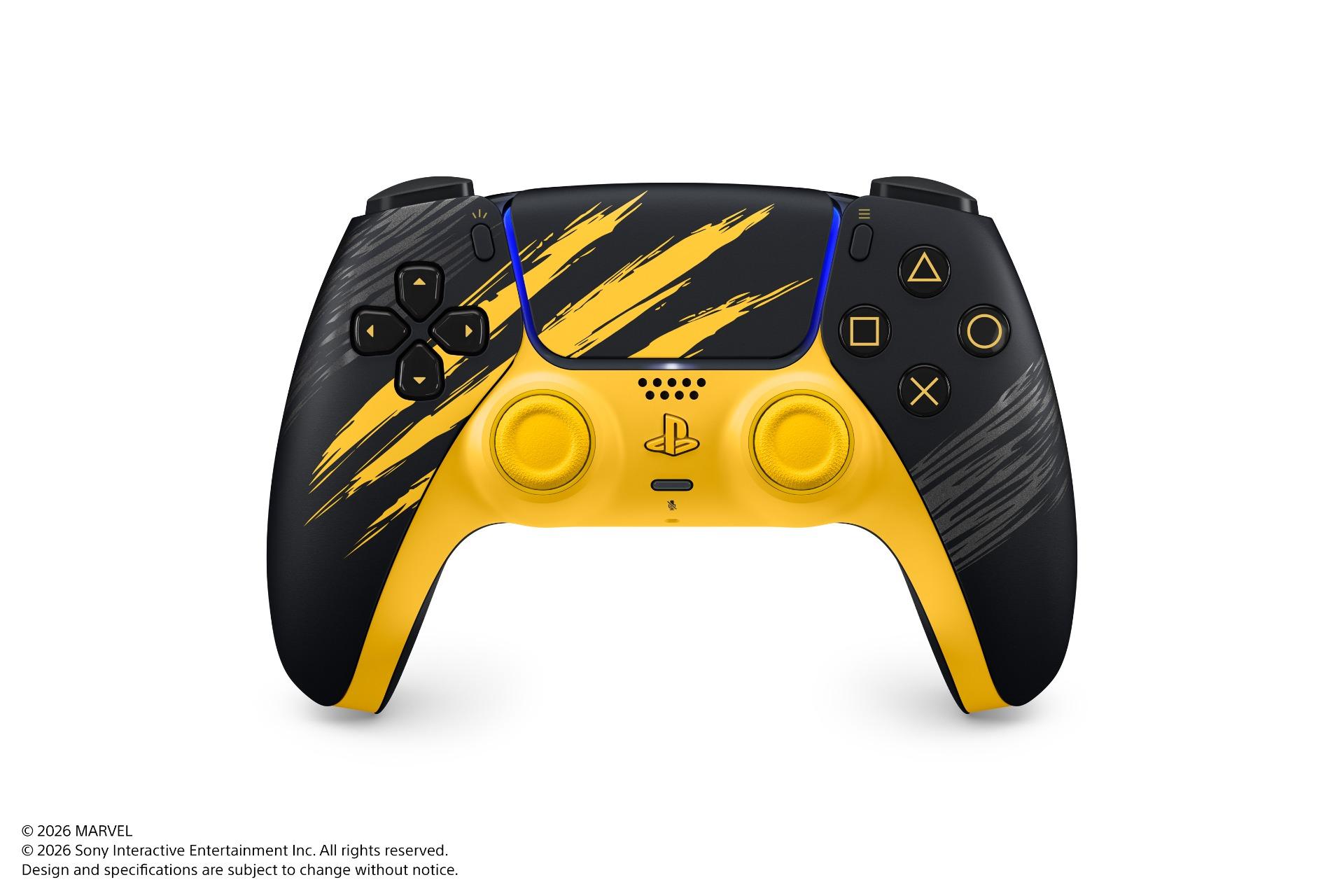 【SONY】PS5 DualSense 《漫威金鋼狼》戰鬥黃限量版 DualSense 無線控制器 預購9/15發售:圖片 3