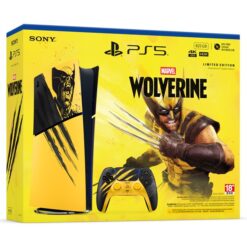 【SONY】PlayStation 5  SLIM (數位版) 台灣特仕主機（漫威金鋼狼戰鬥黃） 預購9/15發售